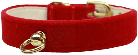 Velvet #70 Dog Collar Red Size 12